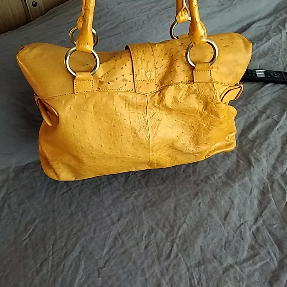 Authentic ostrich bag